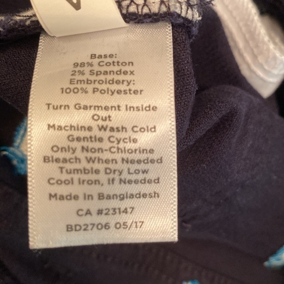 Talbots Owl Embroidered Simply Flattering Pin Whale Corduroy Pants 8P - Picture 6 of 7